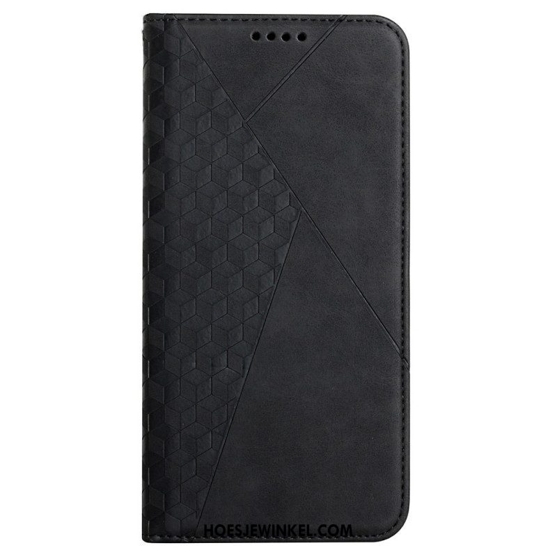 Bescherming Hoesje voor Samsung Galaxy S22 Plus 5G Folio-hoesje Leerstijl Met Diamanttextuur