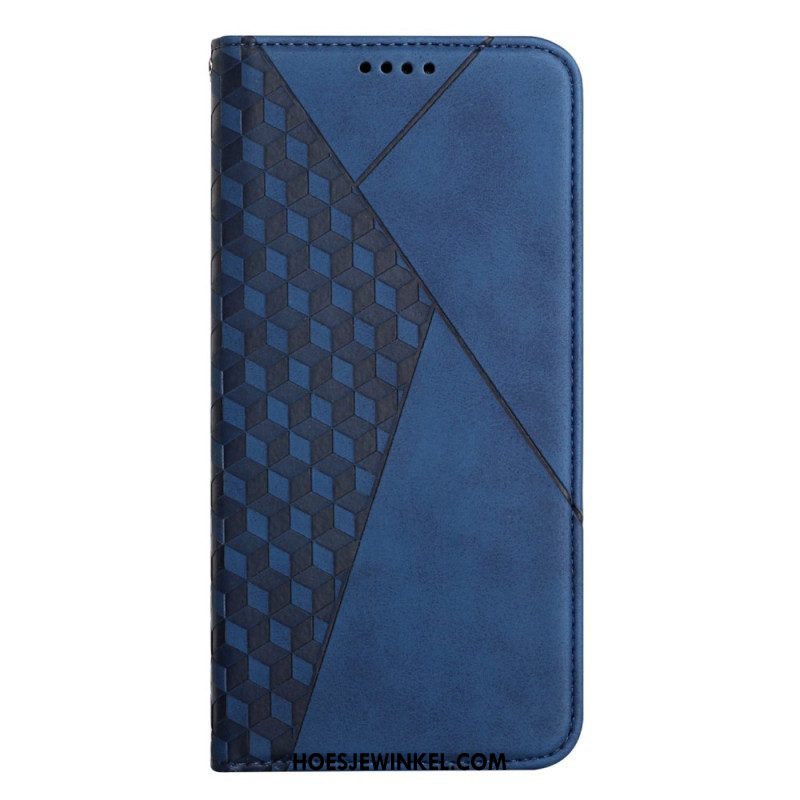 Bescherming Hoesje voor Samsung Galaxy S23 5G Folio-hoesje Stijl Leer 3d-patroon