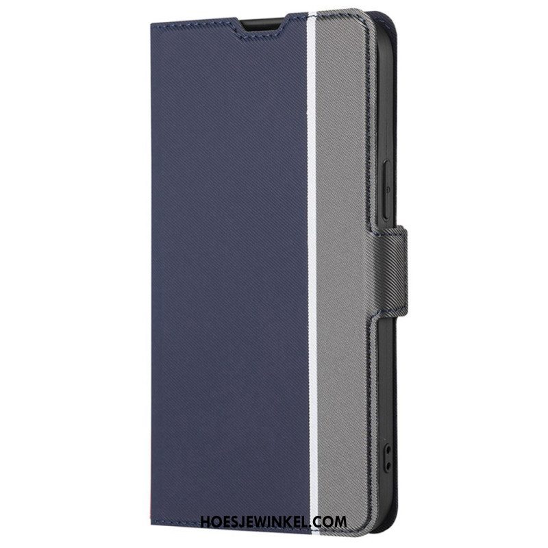 Bescherming Hoesje voor Sony Xperia 5 IV Folio-hoesje Ultrafijn Tweekleurig
