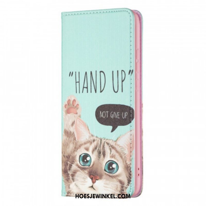 Bescherming Hoesje voor Xiaomi 12 / 12X Folio-hoesje Hand Omhoog