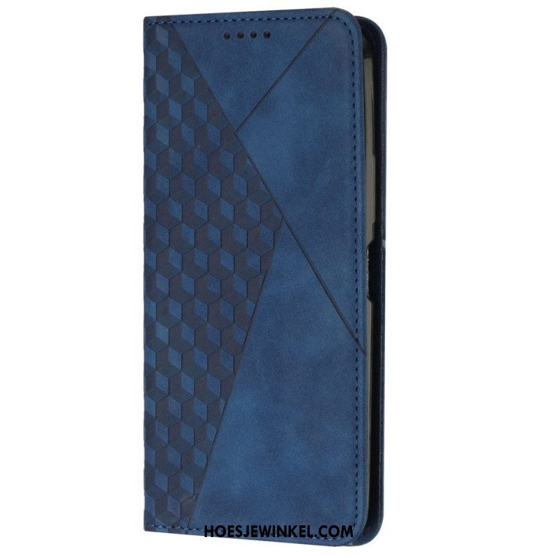 Bescherming Hoesje voor Xiaomi 12 Lite Folio-hoesje Stijl Leer 3d-patroon