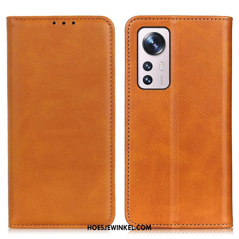 Bescherming Hoesje voor Xiaomi 12 Pro Folio-hoesje Elegantie Splitleer