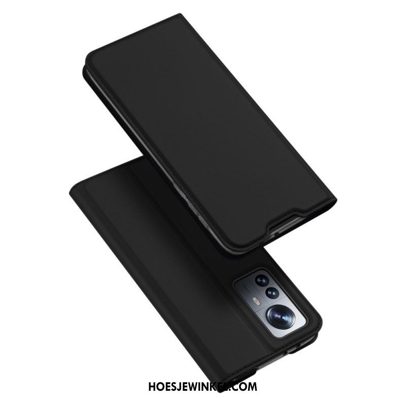 Bescherming Hoesje voor Xiaomi 12 Pro Folio-hoesje Skinpro Dux Ducis