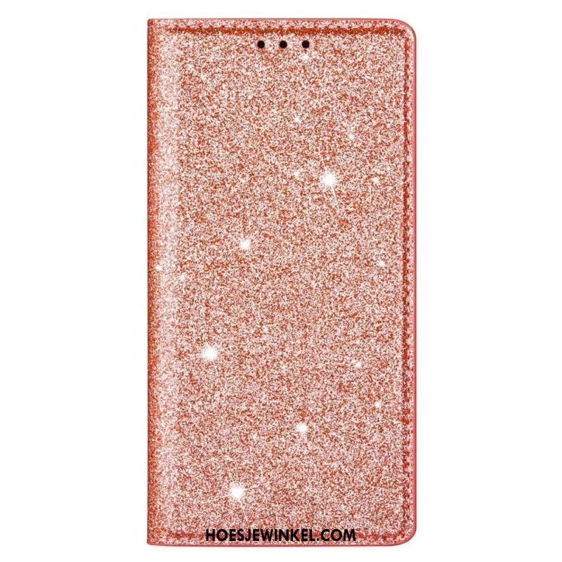 Bescherming Hoesje voor Xiaomi 13 Folio-hoesje Paillettenstijl