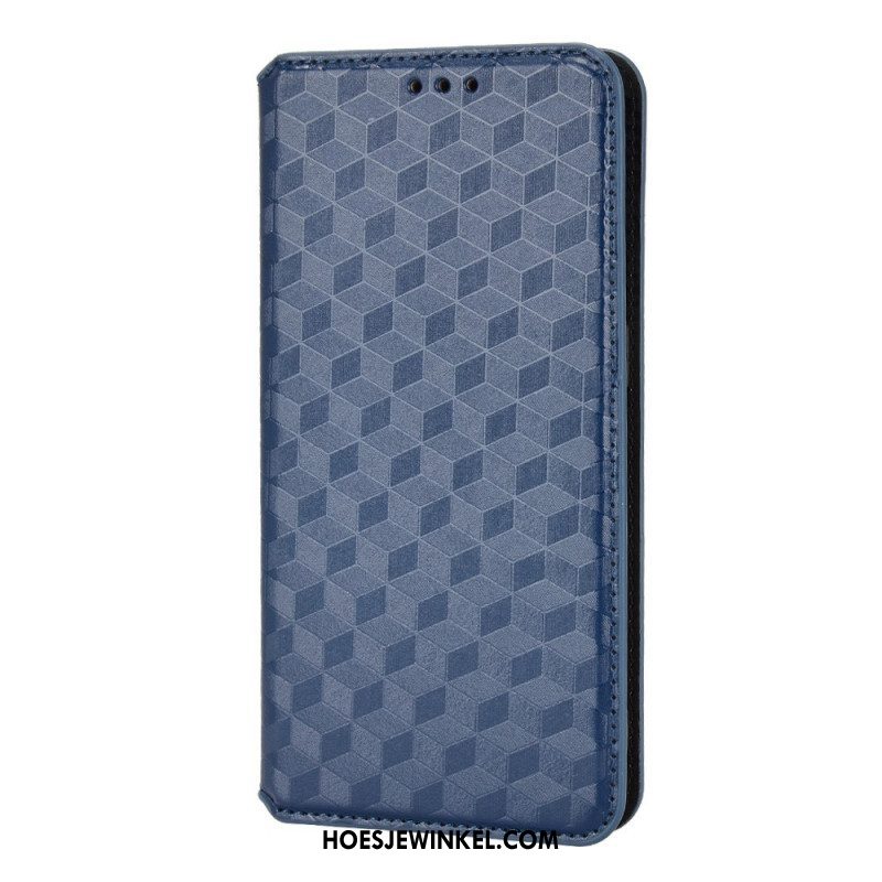 Bescherming Hoesje voor Xiaomi Redmi Note 11 / 11S Folio-hoesje 3d Diamant Leereffect