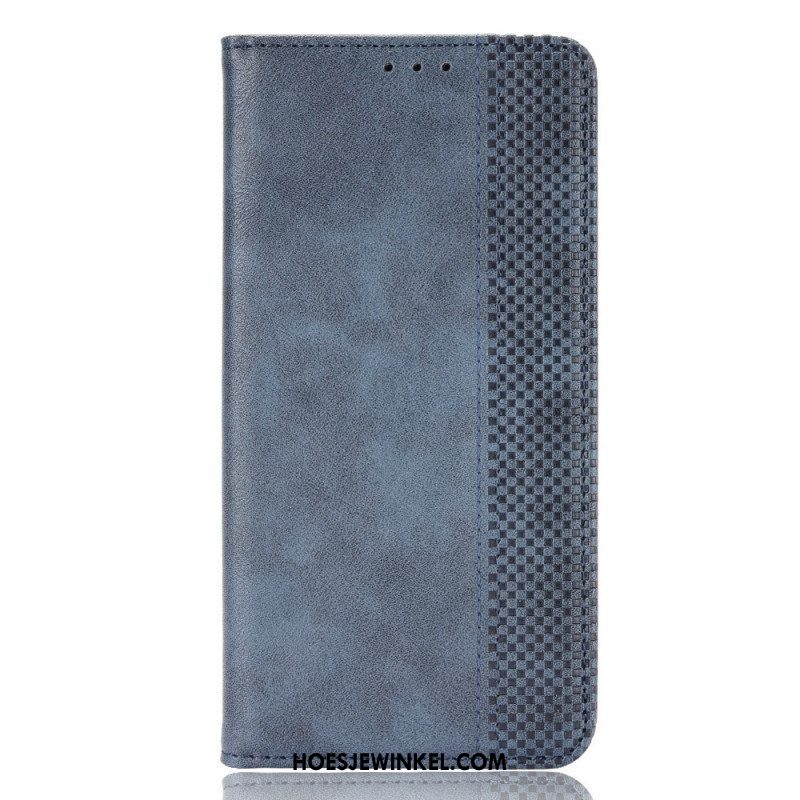 Bescherming Hoesje voor Xiaomi Redmi Note 11 Pro / 11 Pro 5G Folio-hoesje Gestileerd Vintage Leereffect