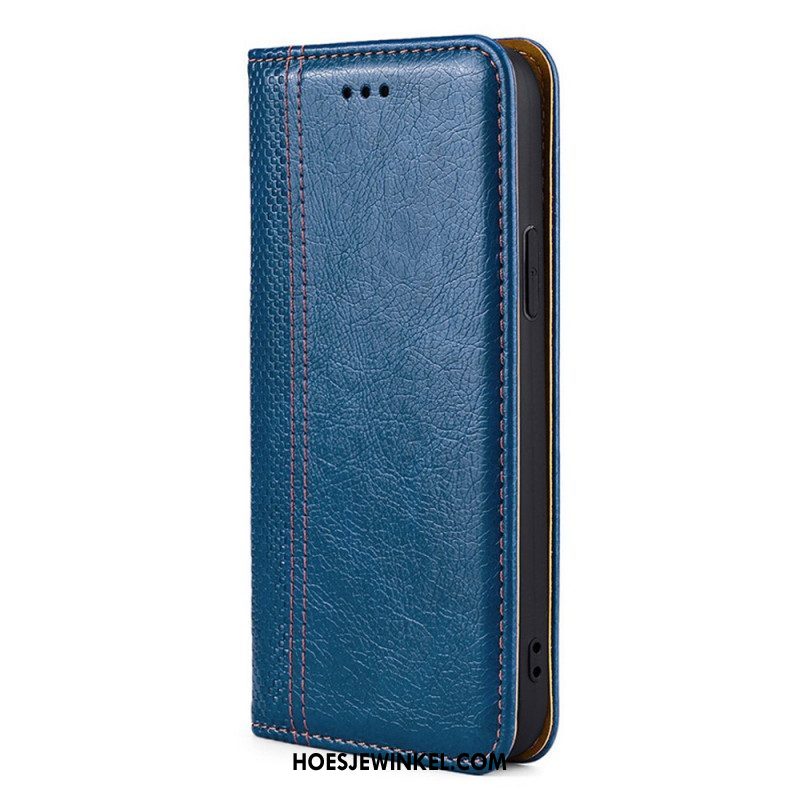 Bescherming Hoesje voor Xiaomi Redmi Note 11 Pro / 11 Pro 5G Folio-hoesje Getextureerd Leereffect