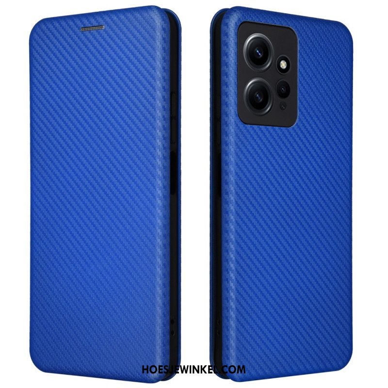 Bescherming Hoesje voor Xiaomi Redmi Note 12 4G Folio-hoesje Koolstofvezel