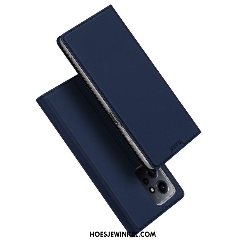 Bescherming Hoesje voor Xiaomi Redmi Note 12 4G Folio-hoesje Skin-pro-serie Dux Ducis