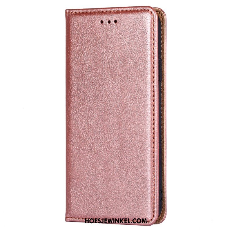 Bescherming Hoesje voor Xiaomi Redmi Note 12 Pro Folio-hoesje Kunstleer Stiksels