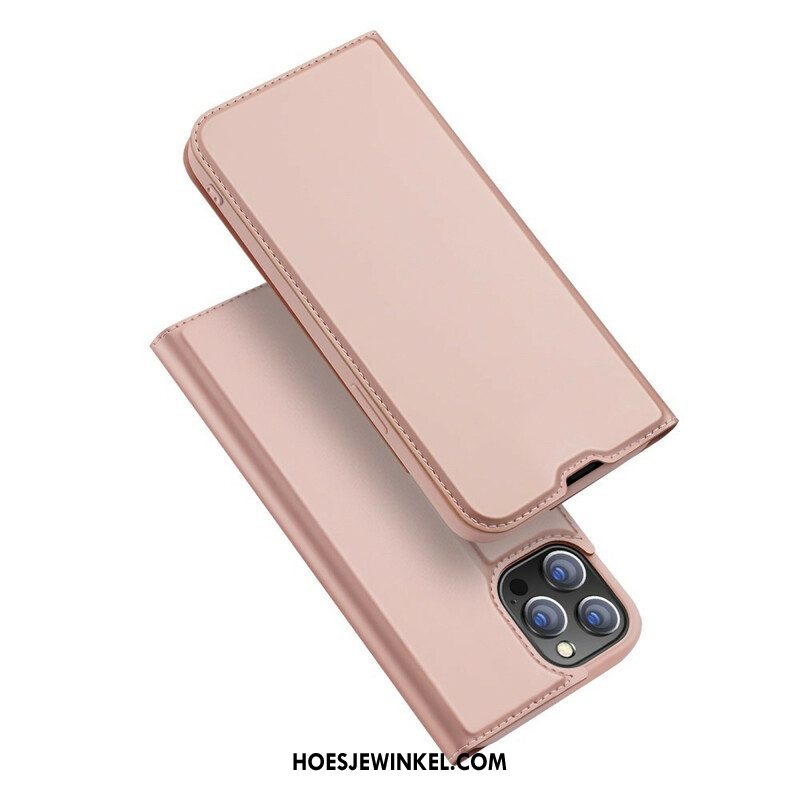 Bescherming Hoesje voor iPhone 13 Pro Max Folio-hoesje Skin Pro-serie Dux Ducis