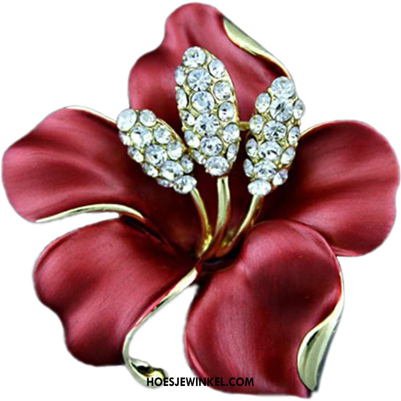 Broches Dames Broche Corsage Bloemen, Broches Europa Strass