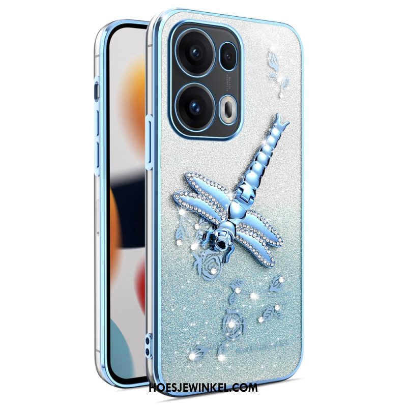 Case Hoesje Oppo Reno 13 Pro 5g Telefoonhoesje Kadem Dragonfly-ondersteuning