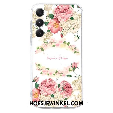Case Hoesje Samsung Galaxy A17 4g / 5g Telefoonhoesje Vintage Rozen