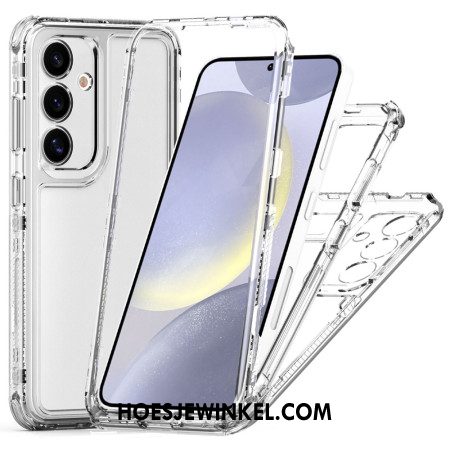 Case Hoesje Samsung Galaxy S25 5g Telefoonhoesje 3-in-1 Krasbestendig