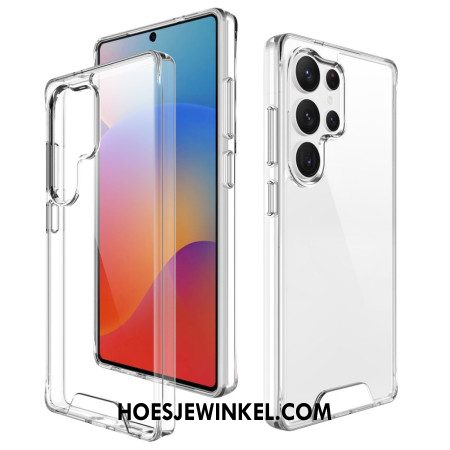 Case Hoesje Samsung Galaxy S25 Ultra 5g Telefoonhoesje Transparante Fusion