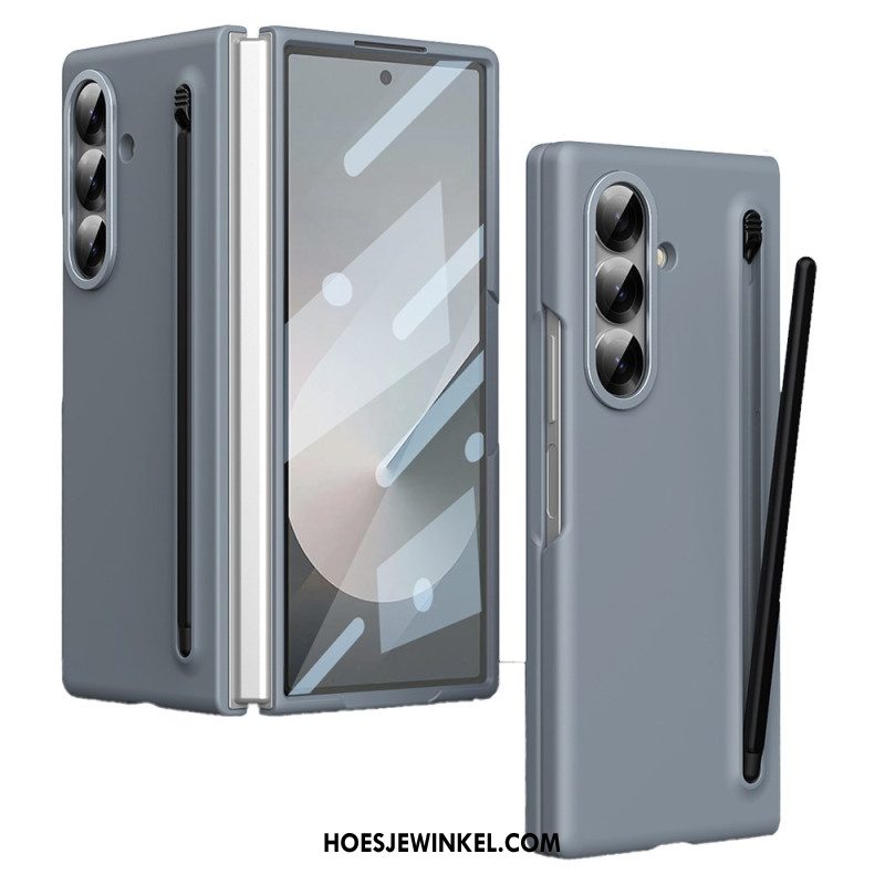 Case Hoesje Samsung Galaxy Z Fold 7 Telefoonhoesje Schermbeschermer Van Gehard Glas En Stylus