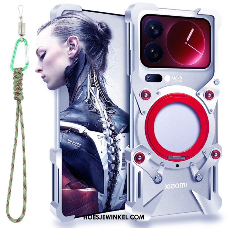 Case Hoesje Xiaomi 17 Pro Max Telefoonhoesje Standaard En Magnetische Polsband