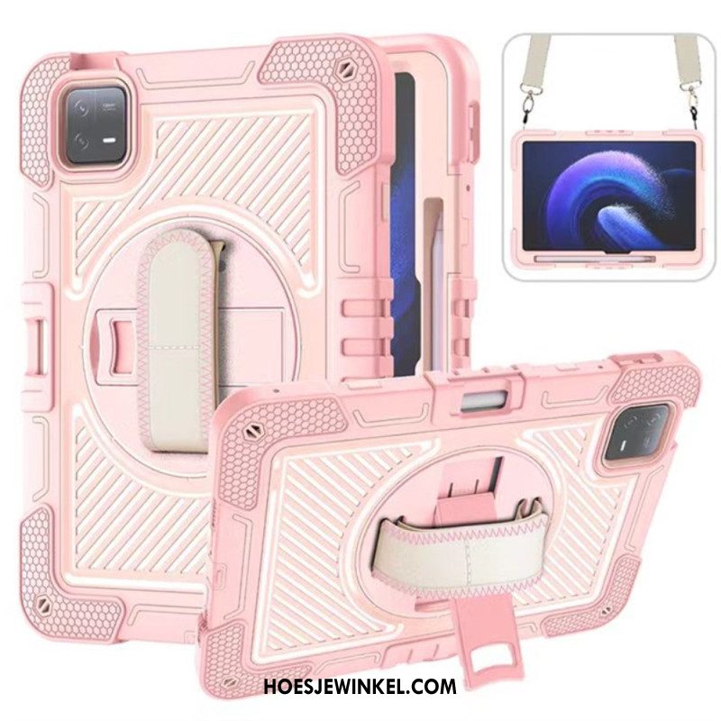 Case Hoesje Xiaomi Pad 6 Pro Telefoonhoesje Ultrasterk Met Schouderriem