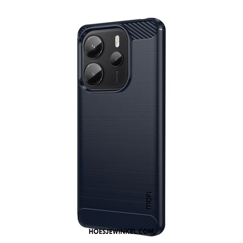 Case Hoesje Xiaomi Redmi Note 14 4g Telefoonhoesje Geborsteld Koolstofvezel