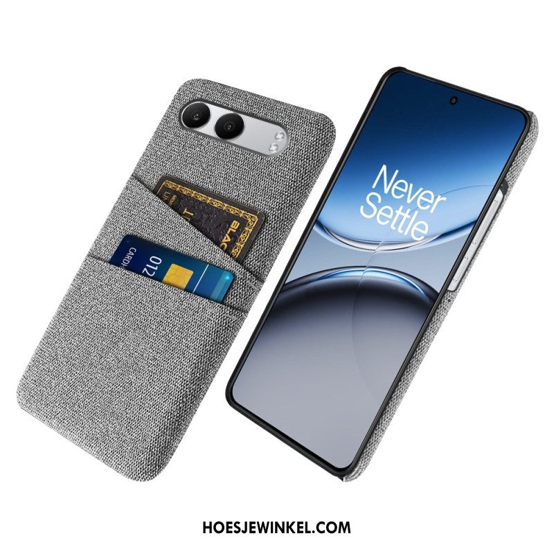 Cover Hoesje Oneplus Nord 4 Telefoonhoesje Stoffen Kaarthouder