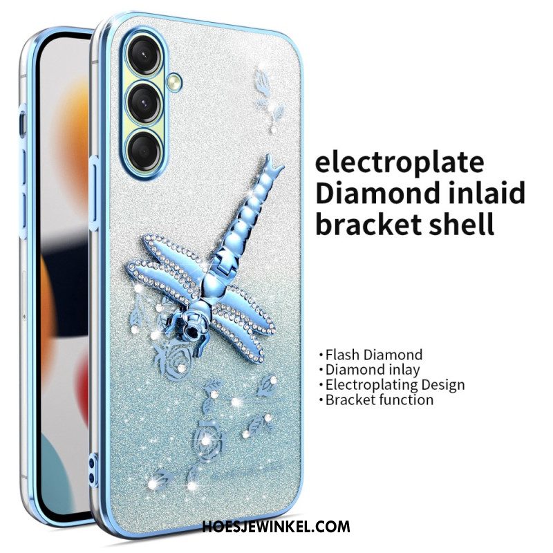 Cover Hoesje Samsung Galaxy A17 4g / 5g Telefoonhoesje Kadem Libellenhouder