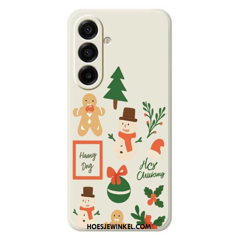 Cover Hoesje Samsung Galaxy A17 4g / 5g Telefoonhoesje Kerstmis