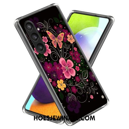Cover Hoesje Samsung Galaxy S25 5g Telefoonhoesje Bloemen