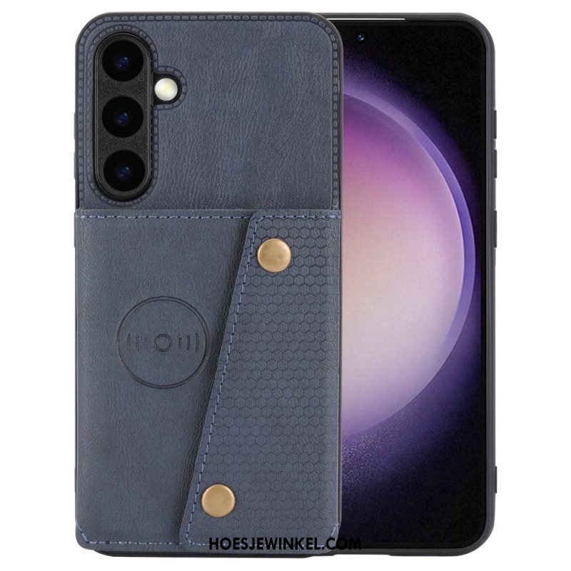 Cover Hoesje Samsung Galaxy S25 Plus 5g Telefoonhoesje Kaarthouder Van Imitatieleer