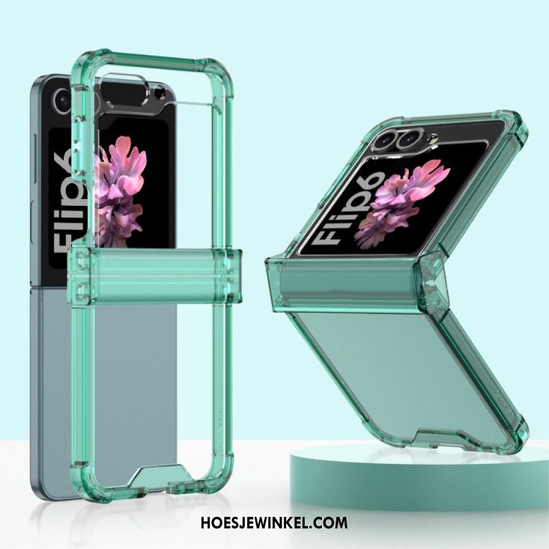 Cover Hoesje Samsung Galaxy Z Flip 7 Fe Telefoonhoesje Gkk-scharnier En Luchtkussen
