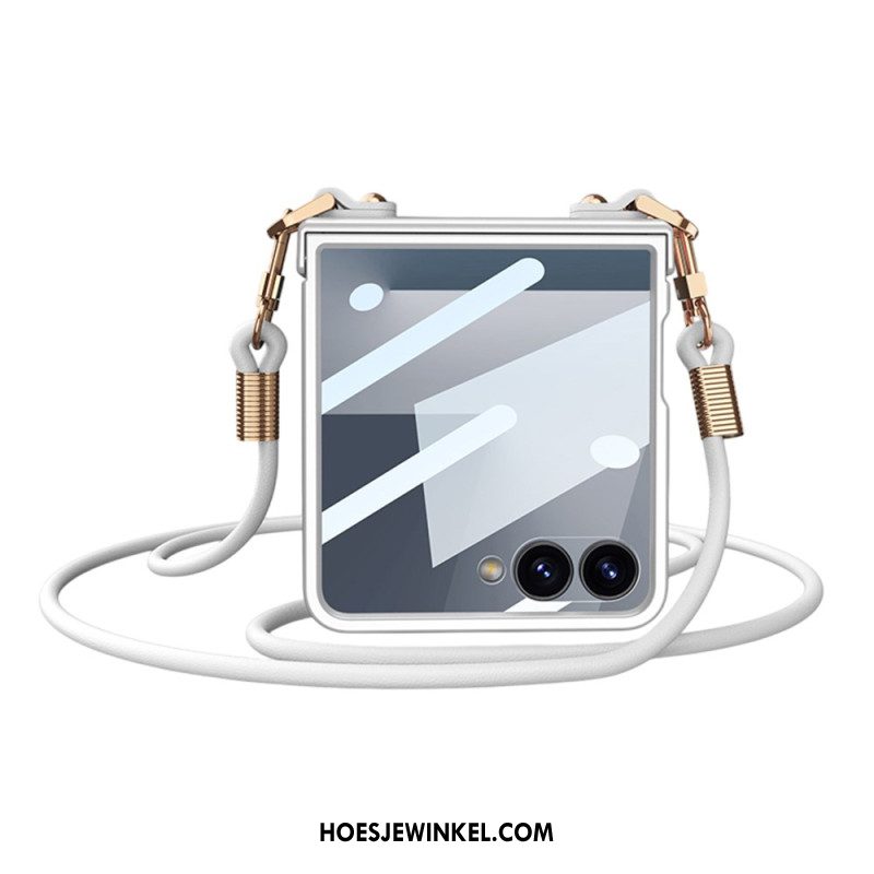 Cover Hoesje Samsung Galaxy Z Flip 7 Telefoonhoesje Koordarmband