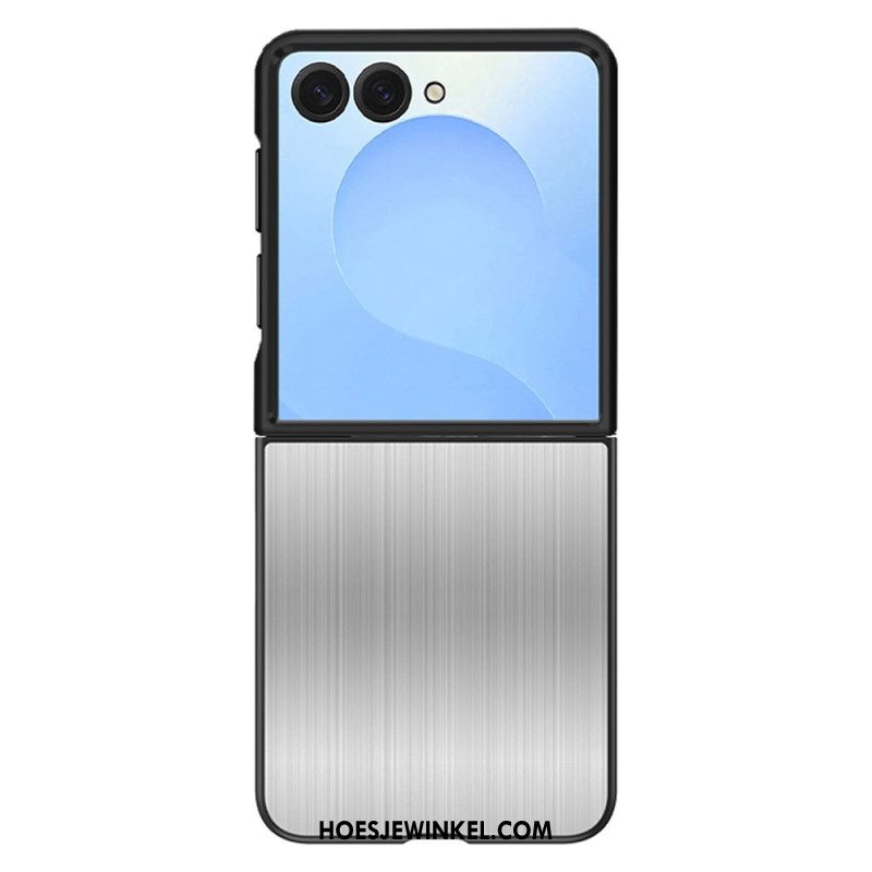Cover Hoesje Samsung Galaxy Z Flip 7 Telefoonhoesje Roestvrij Staal