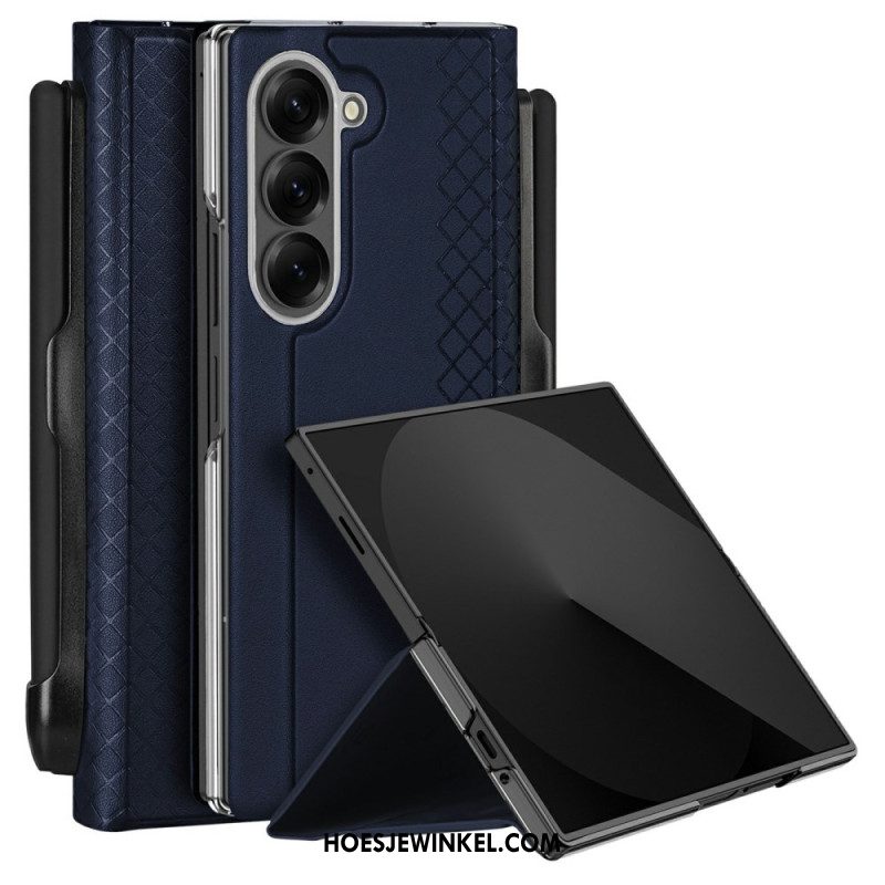 Cover Hoesje Samsung Galaxy Z Fold 7 Telefoonhoesje Bril Series Dux Ducis Stylushouder