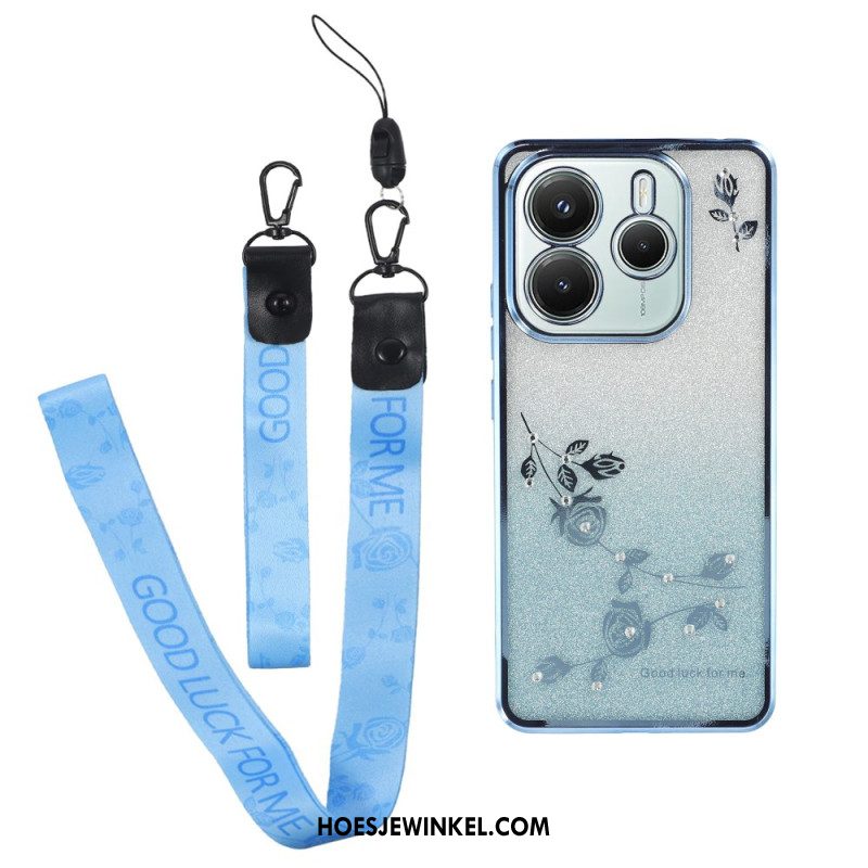 Cover Hoesje Xiaomi Redmi Note 14 5g Telefoonhoesje Kadem-bandjes