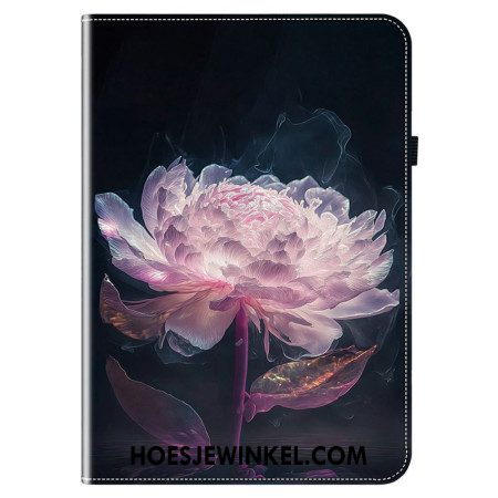 Cover Voor Samsung Galaxy Tab S10 Fe Plus Roze Pioenroos