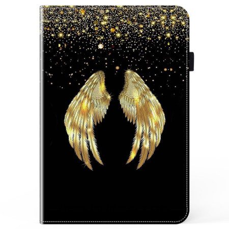 Cover Voor Samsung Galaxy Tab S10 Plus Gouden Vleugels