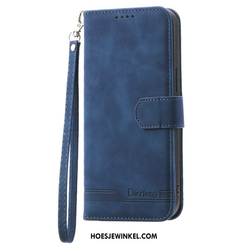 Flip Case Leren Oneplus 13r Dierfeng