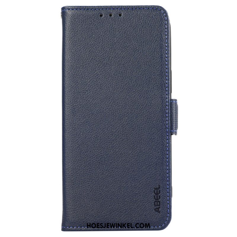 Flip Case Leren Oneplus 13r Gebakken Effect Abeel