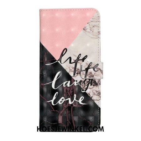 Flip Case Leren Oneplus Nord 4 3d-marmer