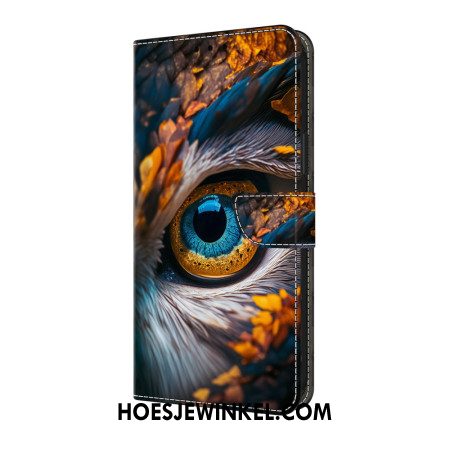 Flip Case Leren Samsung Galaxy A17 4g / 5g Blik