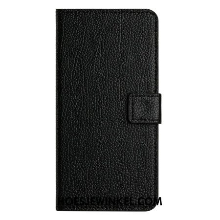 Flip Case Leren Samsung Galaxy A17 4g / 5g Lychee Textuur Lederlook