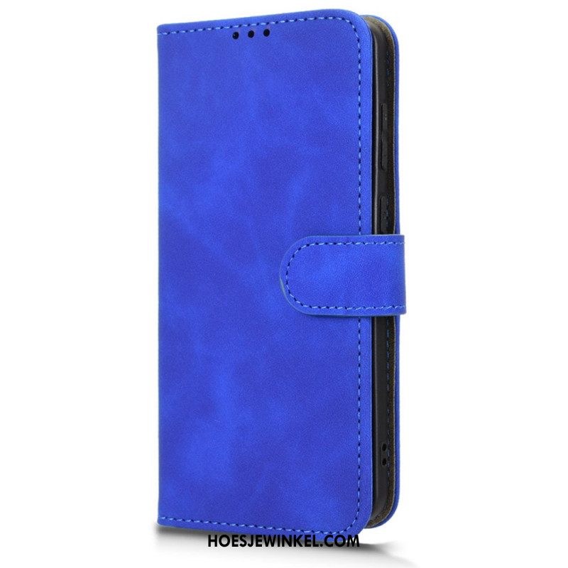 Flip Case Leren Samsung Galaxy S25 5g Edge Suède-effect
