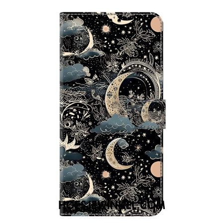 Flip Case Leren Samsung Galaxy S25 Plus 5g Maanpatroon