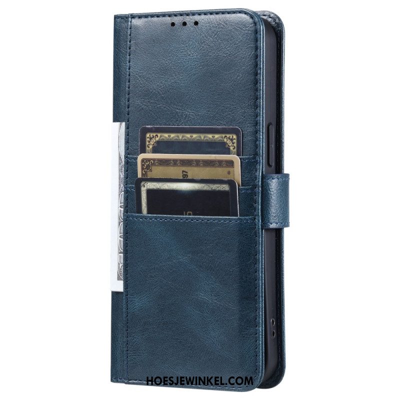 Flip Case Leren Samsung Galaxy S26 Plus 6 Kaartsleuven En Polsbandje