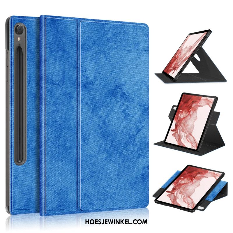 Flip Case Leren Samsung Galaxy Tab S10 Fe Draaibaar