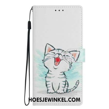 Flip Case Leren Xiaomi 15t Blij Katje