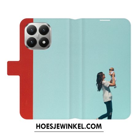 Flip Case Leren Xiaomi 15t Gepersonaliseerd
