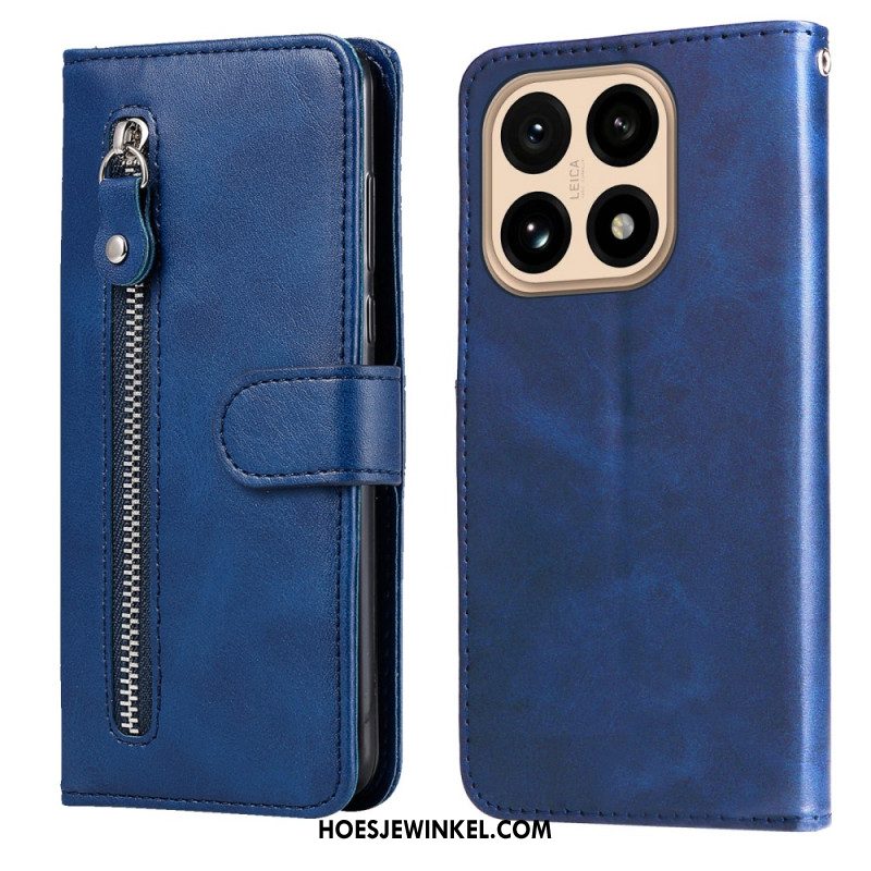 Flip Case Leren Xiaomi 15t Zak Met Rits