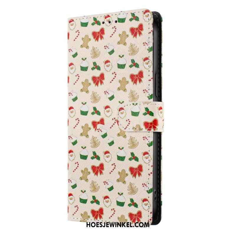 Flip Case Leren Xiaomi 17 Kerst