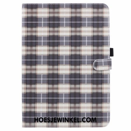 Flip Case Leren Xiaomi Pad 6s Pro Rasterpatroon